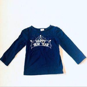 5/$25 Happy New Year Gymboree tee